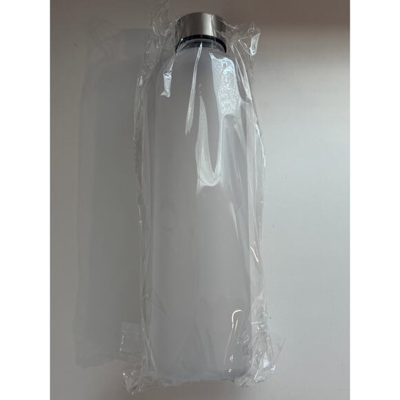 hims & hers - Limited Edition Frosted Water Bottle BPA Free New in Packaging - Picture 2 of 2